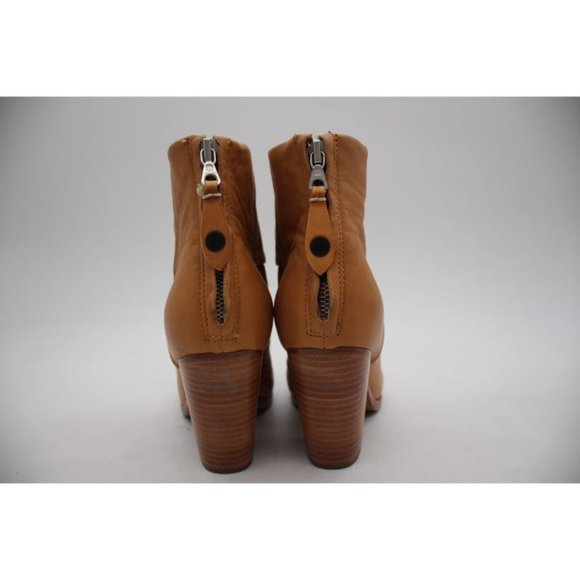 Rag & Bone New York Leather Boots Heals Brown Women's Size US 5 EU 35 - Picture 8 of 11